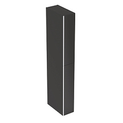 Шкаф-колонна Acanto 22х47,6х173 см, темно-серый, корпус лакированный матовый/фасад стекло, подвесной монтаж 500.638.JK.2 Geberit