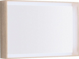 Зеркало Citterio 88,4х58,4 см, цвет рамы светлый дуб, с подсветкой 835690000 Geberit